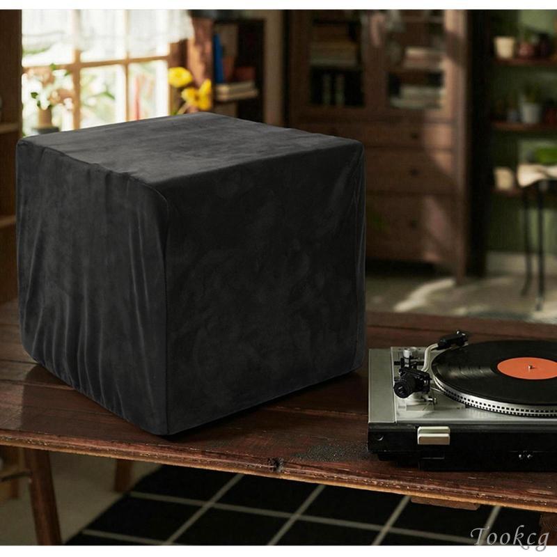 [Tookcg] Turntable Dust Cover Portable Case Accessories for Bedroom Living Room Home