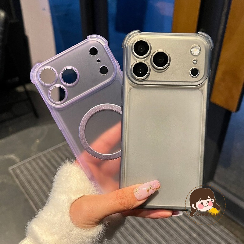 น่ารักแม่เหล็ก Frosted สําหรับ Vivo Y27 Y21D Y20 Y20S Y20T Y20A Y20G Y20i Y19S Y19 Y19E Y18 Y18E Y18