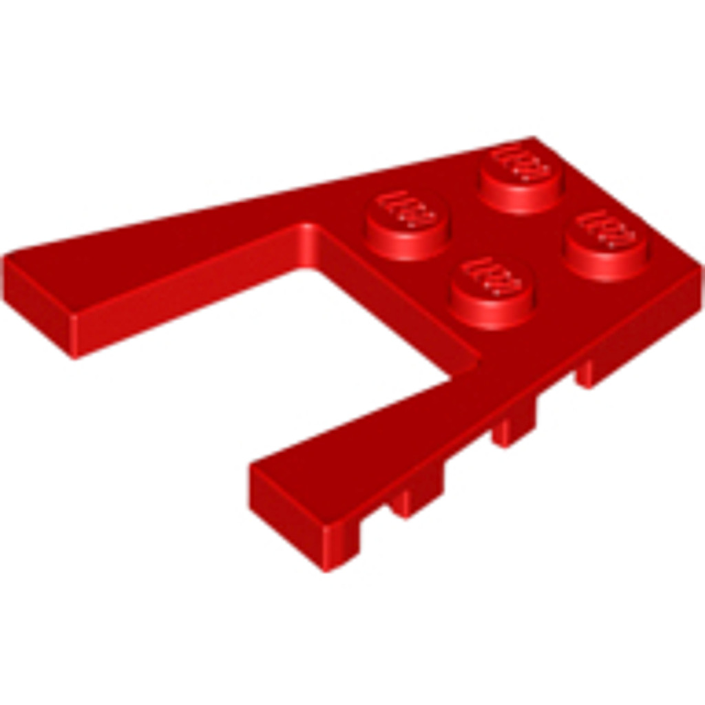 Brick2cube Part - Wedge, Plate 4 x 4 - 43719