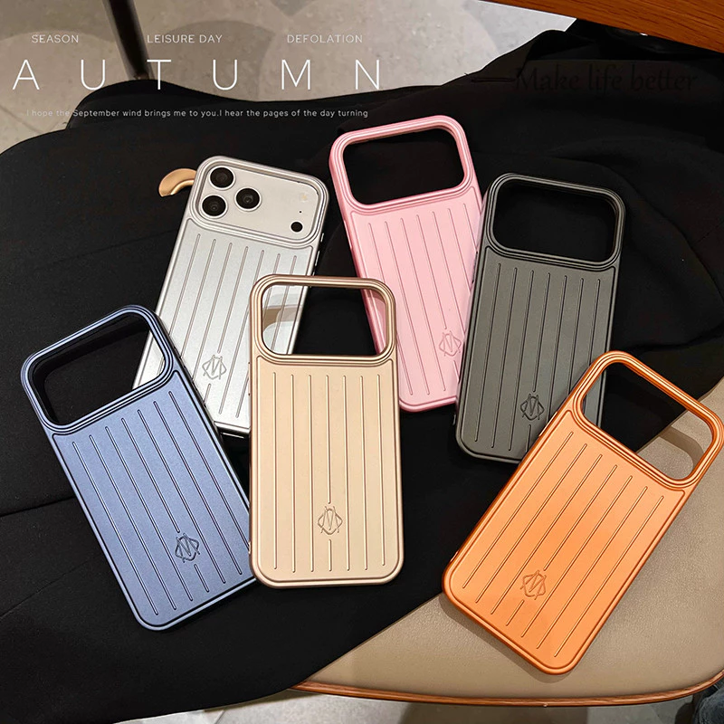 รูปแบบกระเป๋าเดินทางแฟชั่นเคสโทรศัพท์สําหรับ ไอโฟน 17 16 15 14 13 มือโปร สูงสุด กันกระแทกป้องกันการตกบางน้ําหนักเบาฝาครอบป้องกันหลายสีสําหรับใช้ประจําวันผู