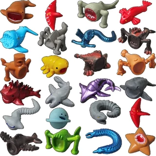24 ชิ้น Sea Monster Action Figure ชุด Sea Eater Kraken Ghost Leviathan รุ่นสะสม