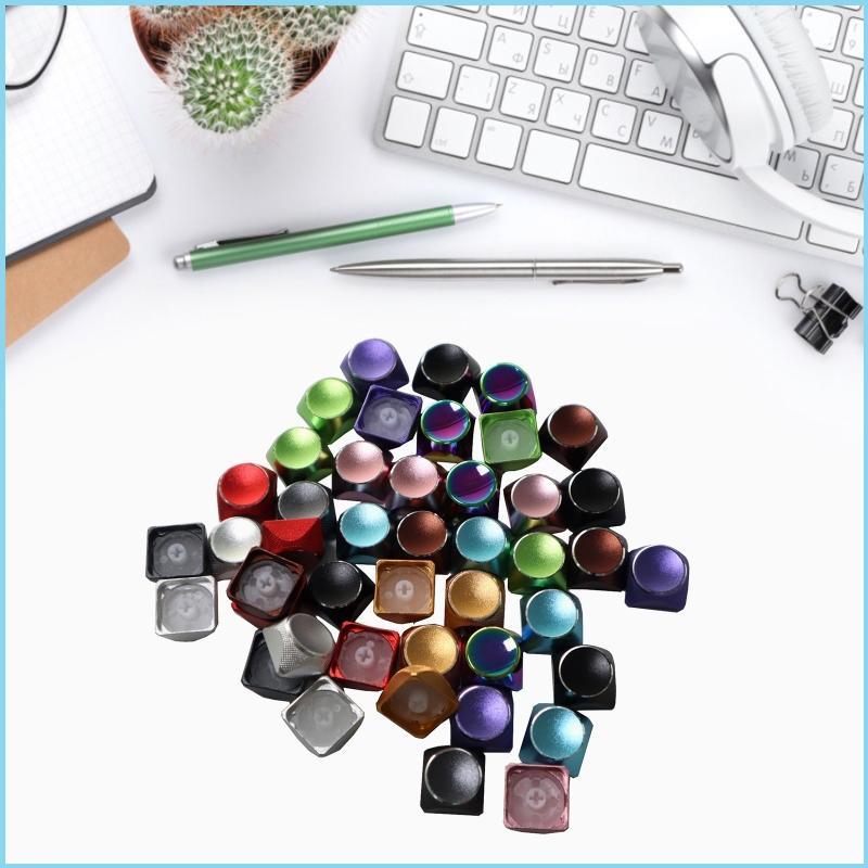 EZR 1Keys Metal Keycap XDA Profile ไม่แกะสลักสําหรับฝาครอบกุญแจสําหรับสวิตช์