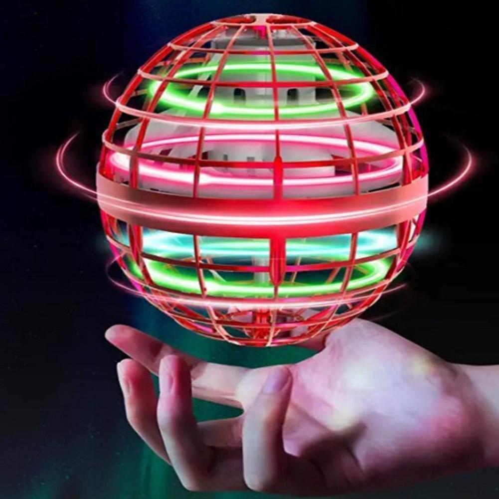 Flying Ball Flying Spinner หมุน Magic Drone Flying Boomerang Balls ควบคุมมือดําเนินการ Fly UFO Fidge