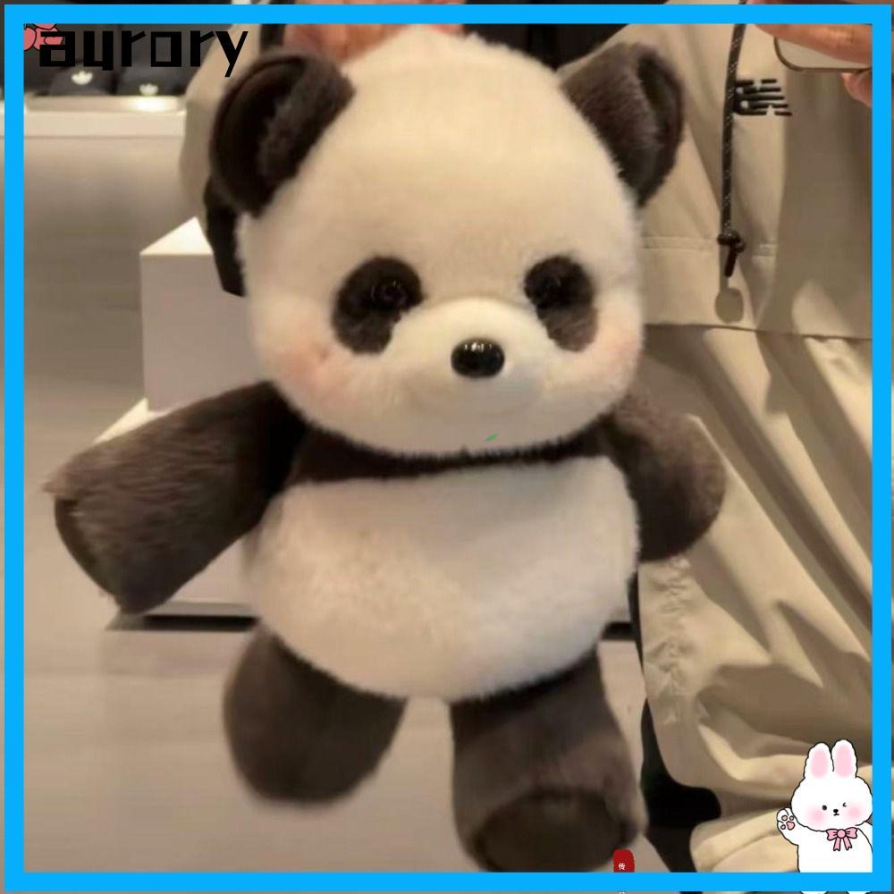 AURORY ตุ๊กตาสัตว์ตุ๊กตาหมอน, Raccoon Panda Run Plush ของเล่น,ออกแบบตุ๊กตาอารมณ์สนับสนุน Soft Fluffy