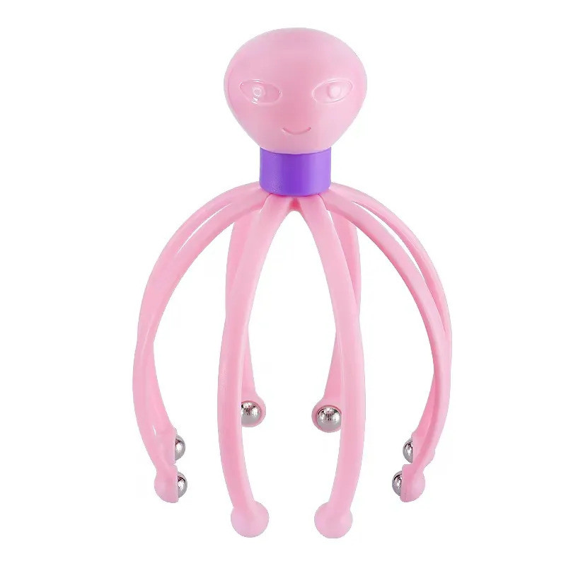 Octopus HEAD Massager Soul Extract Scratch Head Scratch Scalp Handy Tool Meridian Itch Relax Massage