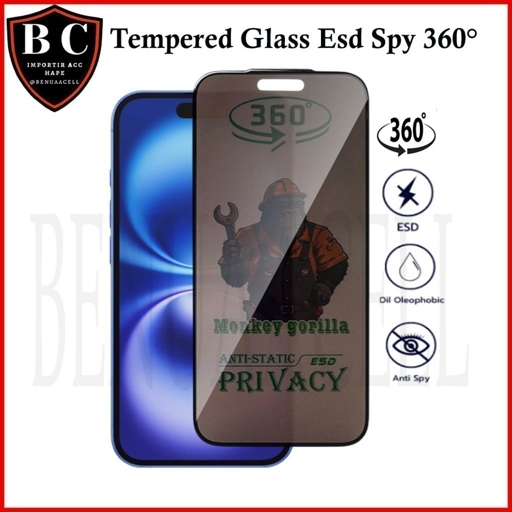 TEMPERED GLASS ANTI STATIC SPY 360° ITEL A80 A70 A60 A60S A50 A49 CITY 100 ITEL P65 P55 4G 5G RS4 IT