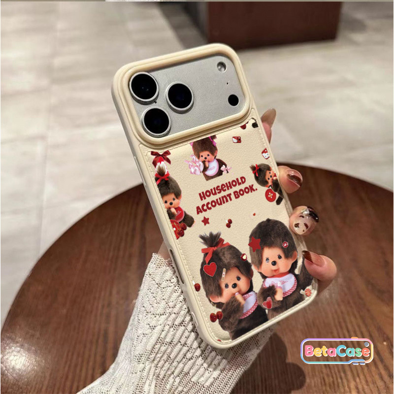 เคสมือถือลายการ์ตูนลิงน่ารักสดใสมาใหม่ รองรับ iPhone 17/16/15/14/13/12/11 Pro Max/Plus