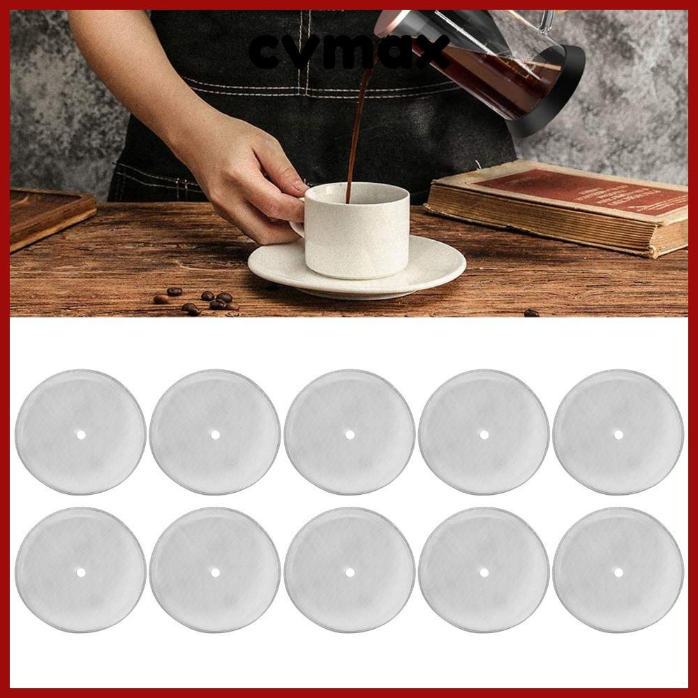 CVMAX 10 ชิ้นชุด French Press หน้าจอกรอง, Reusable 304 สแตนเลสกรอง, Universal 80 ตาข่าย 150 ตาข่าย F