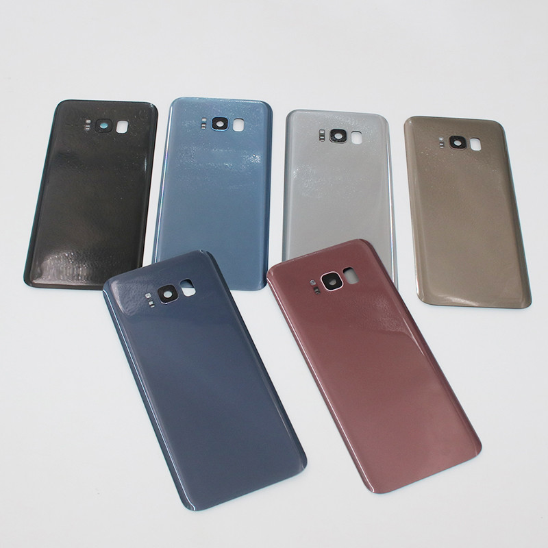 SAMSUNG S8 S8+ ฝาหลังแบตเตอรี่สําหรับSamsung Galaxy S8 G950F G950FD S8 Plus G955F G955FDด้านหลังประต