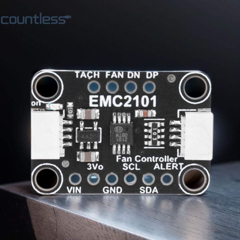 EMC2101 I2C PC Fan Controller เซ็นเซอร์อุณหภูมิ 3.3-5V PC พัดลม Controller โมดูลเซ็นเซอร์อุณหภูมิ 1℃