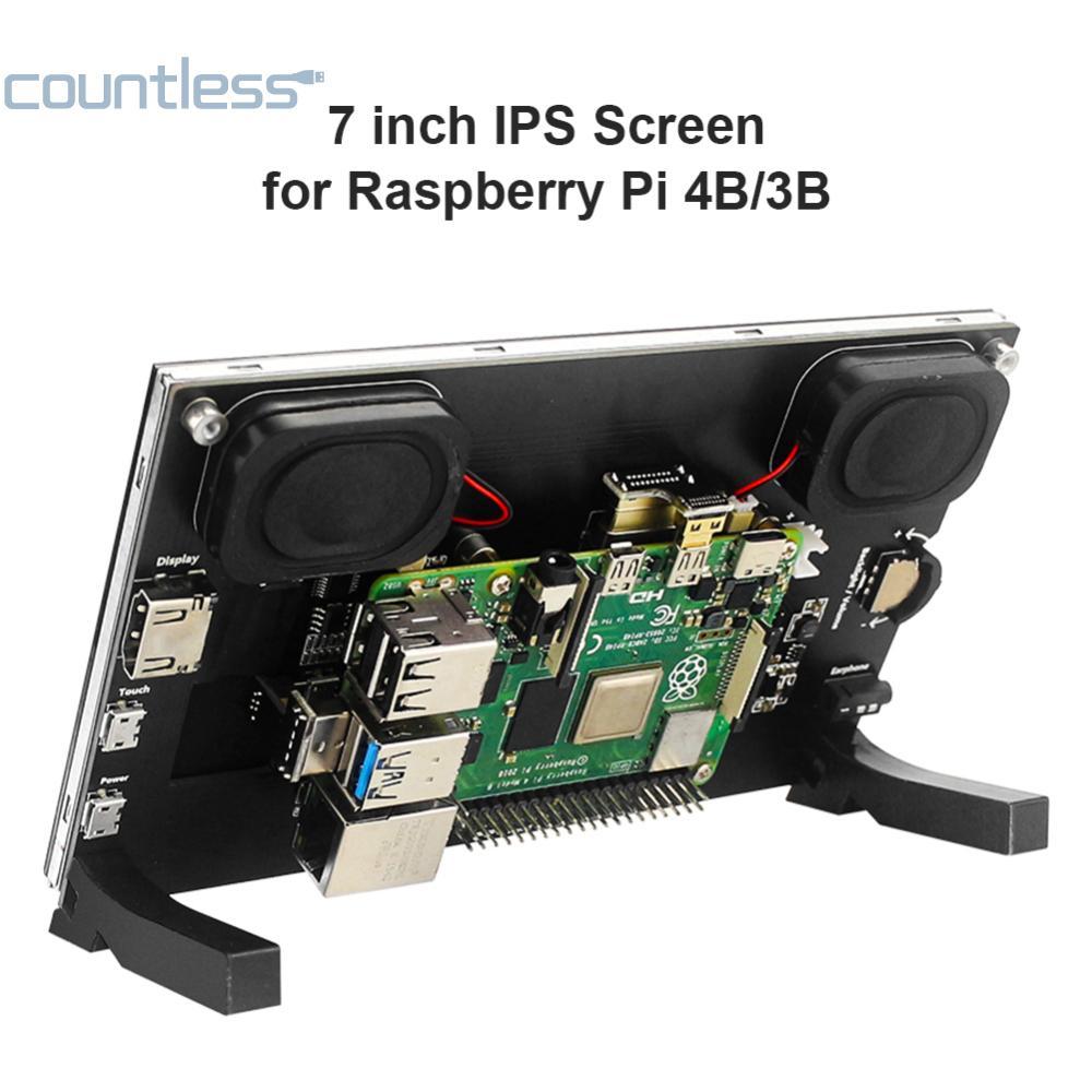 7 นิ้วหน้าจอสัมผัส IPS 1024 x 600 โมดูลจอแสดงผลที่รองรับ HDMI สําหรับ Raspberry Pi 4B/3B สําหรับระบบ