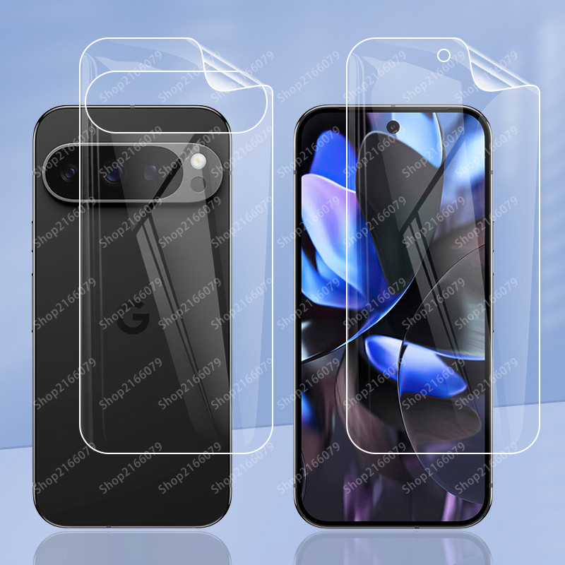 Clear Matte สําหรับ Google Pixel 10 9a 9 Pixel9 Pro XL 9Pro Clear TPU / Anti-Fingerprints Hydrogel F