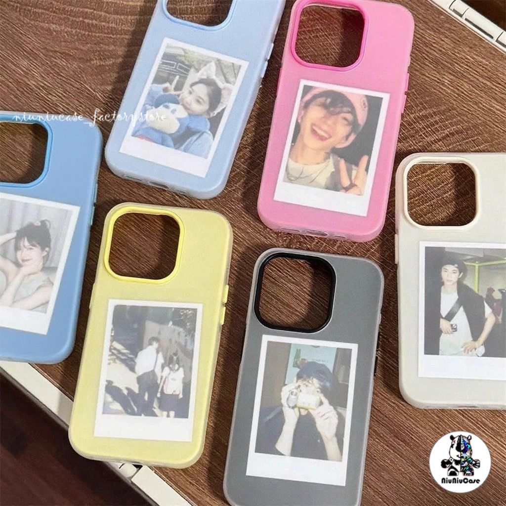 🔥ฟรอสต์แมทท์ 2-in-1 สีแคนดี้ เข้ากันได้สำหรับ เคสไอโฟน11 เคส For iphone 17 16 Pro Max XR 12 13 14 15 11 16 สีชมพูสวยงาม