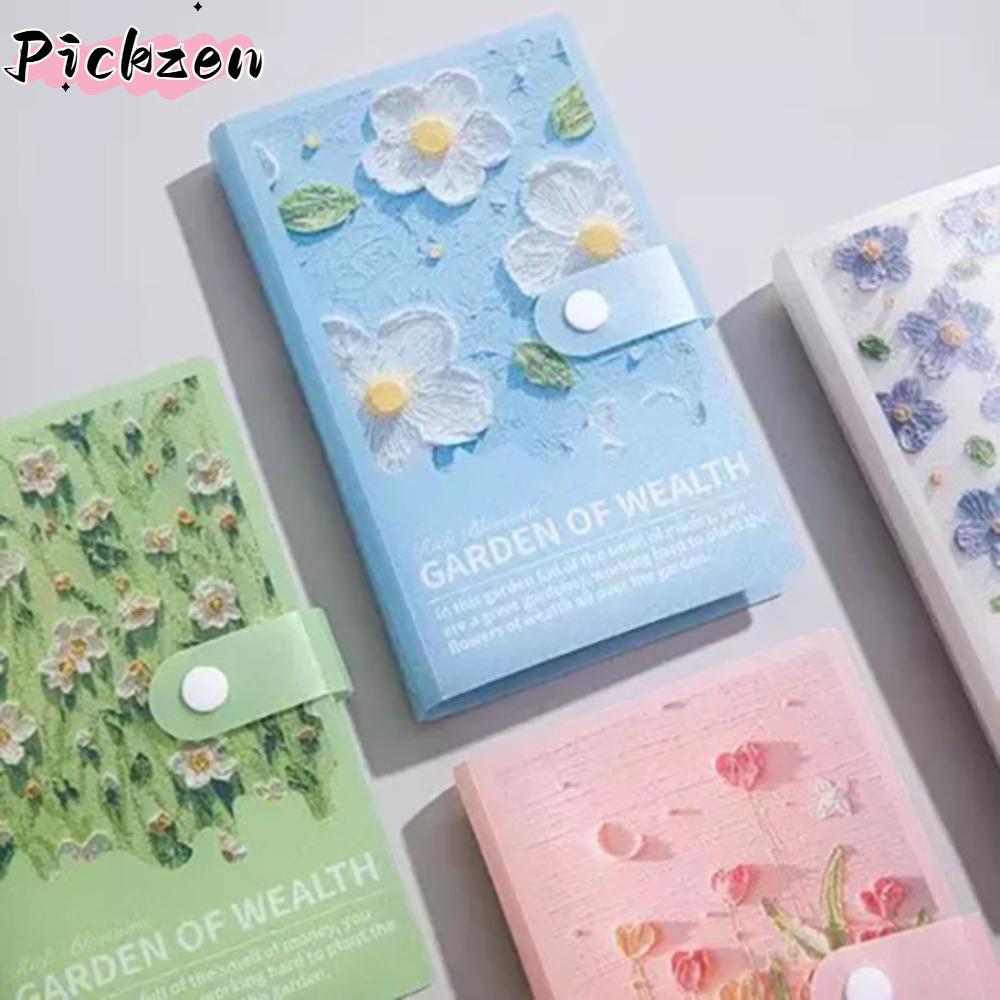 จัดส่งจากประเทศไทยPICKZEN Mini Binder Saving Challenge, สีน้ํามันแบบใช้ซ้ําได้ 100 ซอง ท้าทายประหยัดเงิน, ประหยัดเงินกันน้ํา Saving Challenges หนังสือของขวัญ