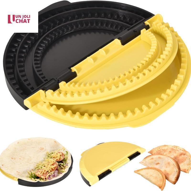 ดี 3-in-1 Tortilla Sealer, Tacos Tortilla Crimper Maker, ปรับขนาดได้, สําหรับขนาด 6"-10" Crust, Make