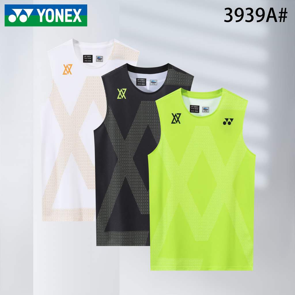 เสื้อยืดแฟ้นท์ไลท์ยูเลียบเรเบิลแขนกุดสำหรับแบดมินตัน ใช้ในการฝึกฝนและแข่งขัน