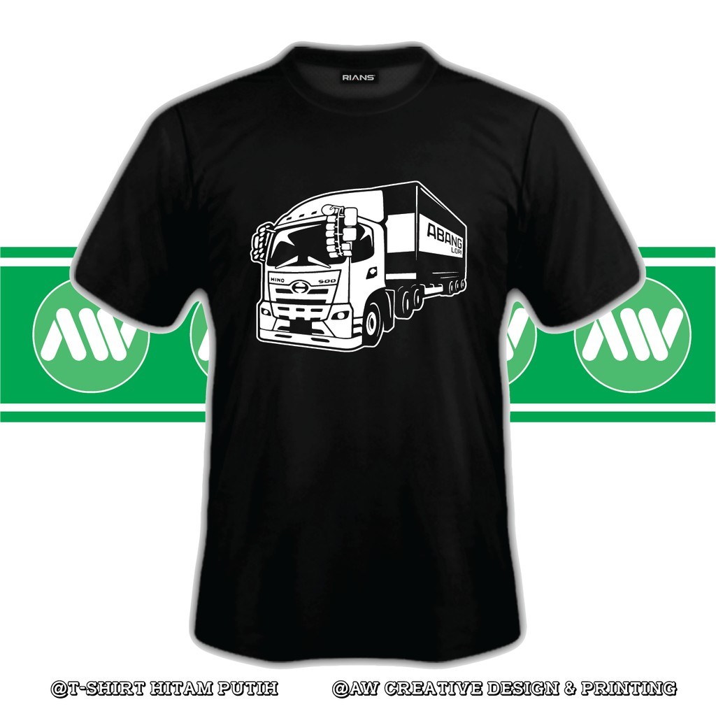 เสื้อยืด Hino 500 Victor Thailand Abang Lori 100% Cotton