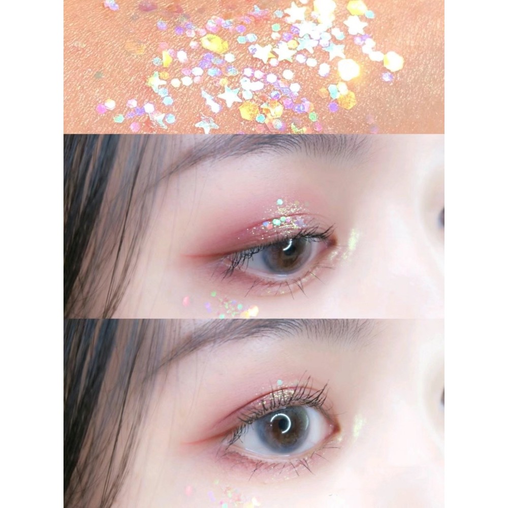 New Listing#Children's Day Stage Sparkling Candy Paper Eyeshadow Glitter Gel Paste Performance Makeu