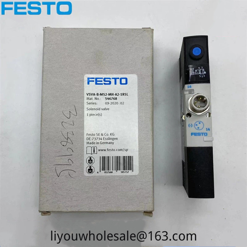FESTO FESTO โซลินอยด์วาล์ว VSVA-B-M52-MH-A1/A2-1R5L 534556 546768พร้อมสต็อก