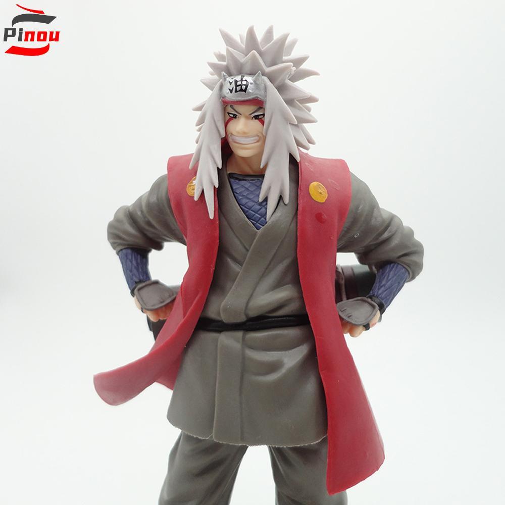 PINOU Jiraiya Action Figure ของเล่น Narutos Teacher PVC 19 ซม.Naruto Jiraiya