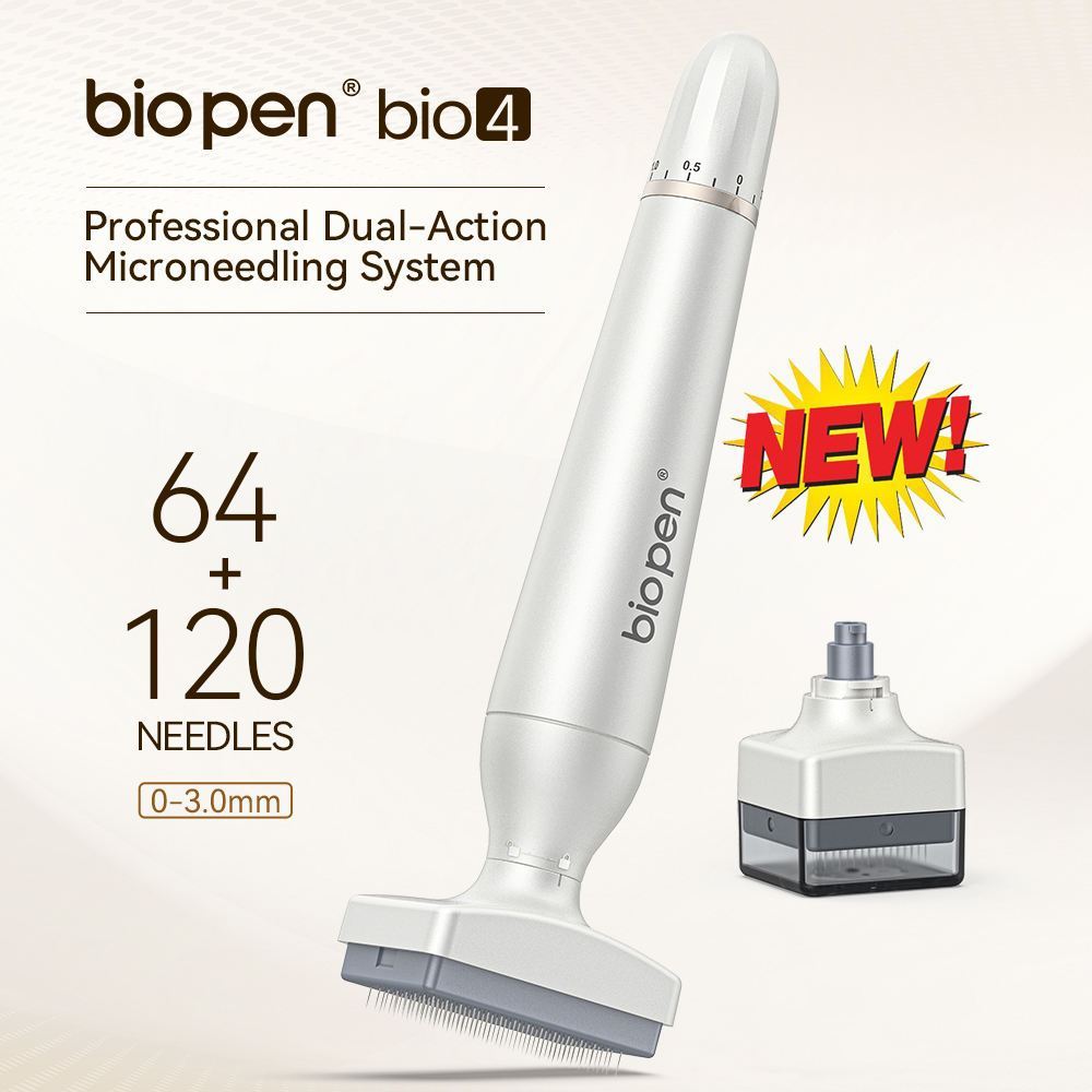 อัพเกรด 64P + 120P Bio Pen Derma Stamp สําหรับผม Anti Aging Beauty Device