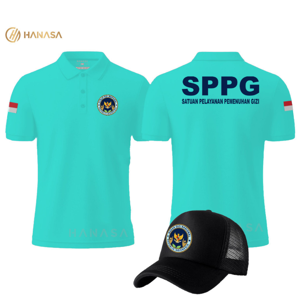 หมวกฟรี..! ใหม่ล่าสุด เสื้อโปโล DB MBG SPPG TEXT NAVY BGN National Nutrition Body | เสื้อโปโลผู้ชายแ