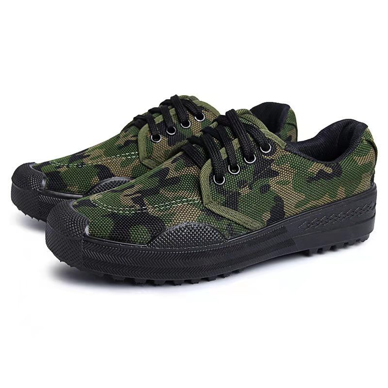 99 Low-Top Training Camouflage รองเท้าทํางานรองเท้าผู้ชายผู้หญิงรองเท้ายางทนทาน