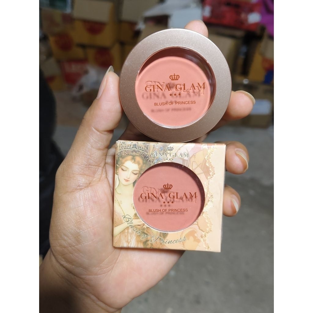 บลัชออน GINA GLAM (จีน่าแกรม)โทนส้ม  เบอร์2