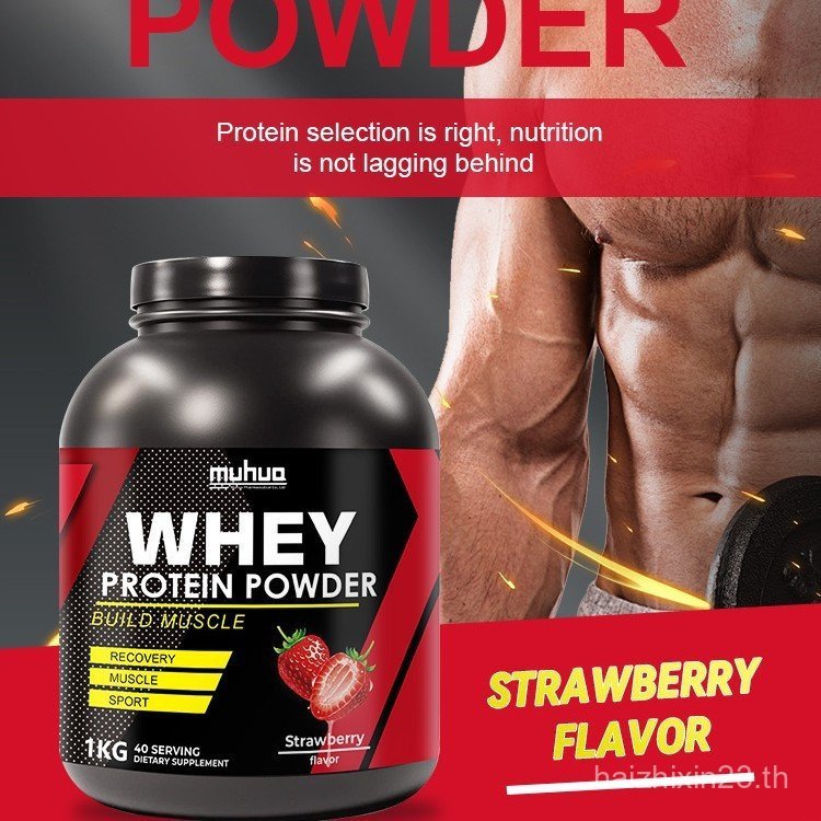 Whey Protein Powder 2lbs High Protein Low Fat for Muscle Recovery Weight Loss Gym Fitness Bodybuildi