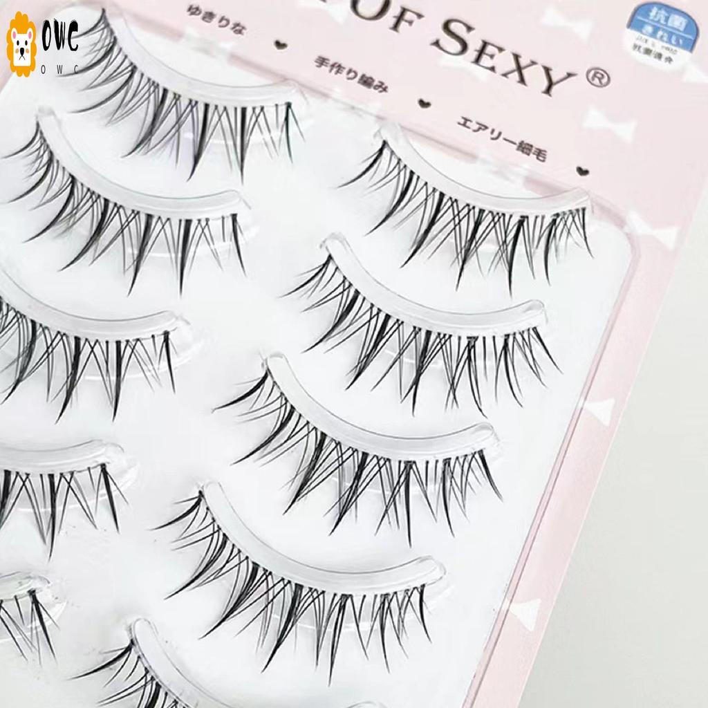 DIY Eyelashes Extension Wisps Multi-Layered Easy to Graft Lashes สําหรับคอสเพลย์แต่งหน้า