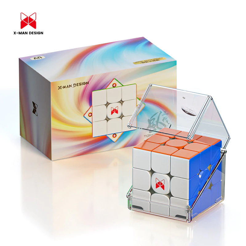 QiYi X-Man Tornado V3M Premium 3x3 Magnetic Cube Professional Tornado V3 Premium Pioneer UV Flagship UV Standard Puzzle Toy