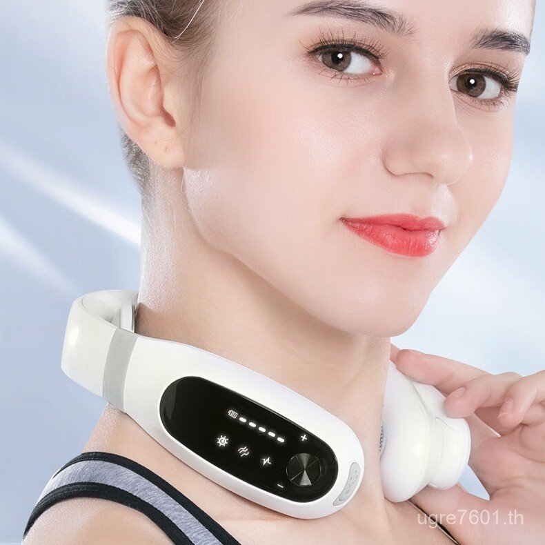 ฟรีประคบร้อนของขวัญนวดไฟฟ้าชีพจรกระดูกสันหลังส่วนคอไร้สายกระดูกสันหลังส่วนคอHZ-INECK-2 Meridian คอ P