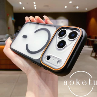 เคสโทรศัพท์แม่เหล็กผิวหน้าต่างขนาดใหญ่เหมาะสําหรับ ไอโฟน 17/16/15/14/13/12 รวมทุกอย่างฝาครอบซิลิโคนป้องกันการตกฝ้า