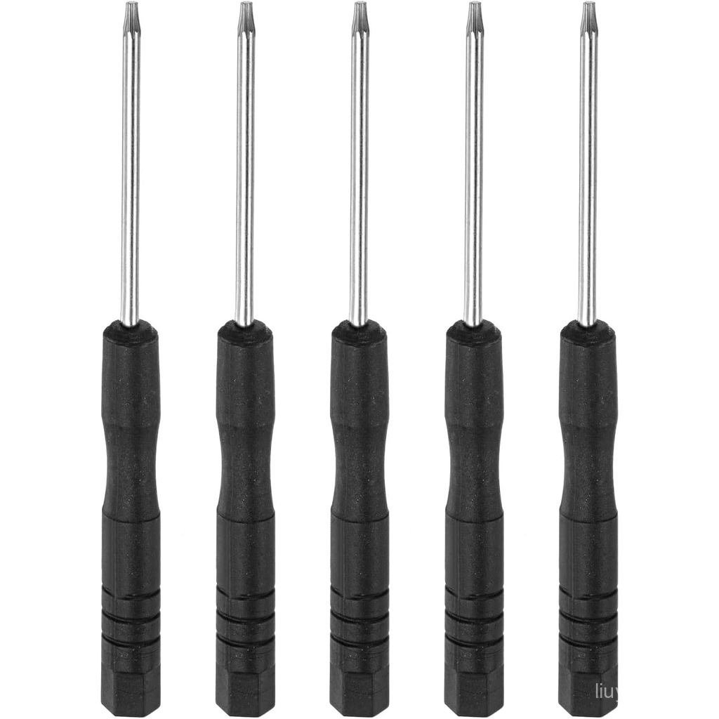 Mini Torx Screwdriver, T5 Star Head for Watch Eyeglasses Electronics Repair, 5 Pcs