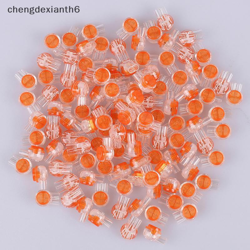 [chengdexianth] 200 ชิ้น Rj45 Connector Crimp การเชื่อมต่อ Terminals K1 Connector สายไฟกันน้ํา [TH]