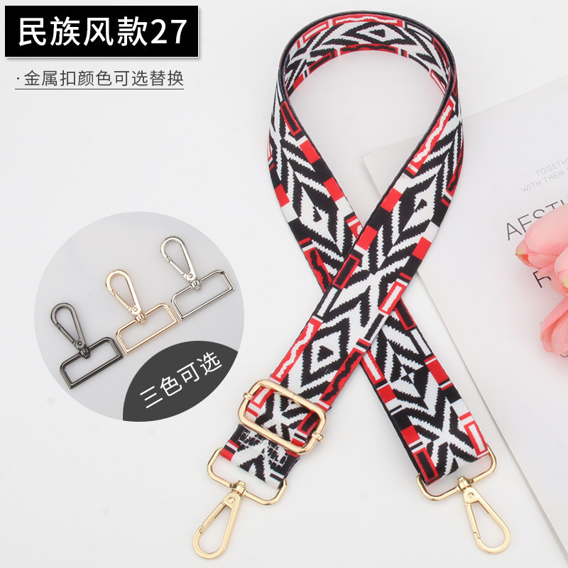 กระเป๋าสะพายแฟชั่น สายคล้องแบบปรับได้กว้าง 3.8 ซม. ในสไตล์เอเซีย มาพร้อมสายคล้องคอที่สามารถปรับความยาวได้ - รูปที่ 4