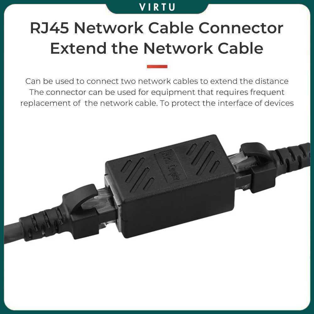 RJ45 Female to Female Cat 15A16A LAN Extension Adapter Connector