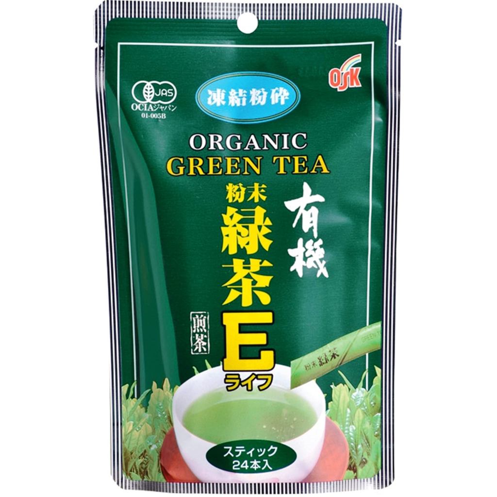 OSK Organic Frozen Crushed Green Tea Stick E-Life Pack Of 2