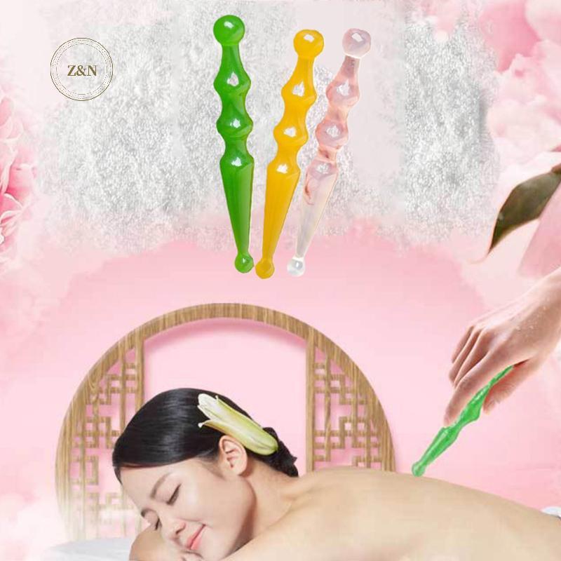ZN เรซิ่น Double-Headed Point ปากกา Facial Acupressure Sti Eye และ Face เครื่องมือนวดสําหรับ Skin Ca