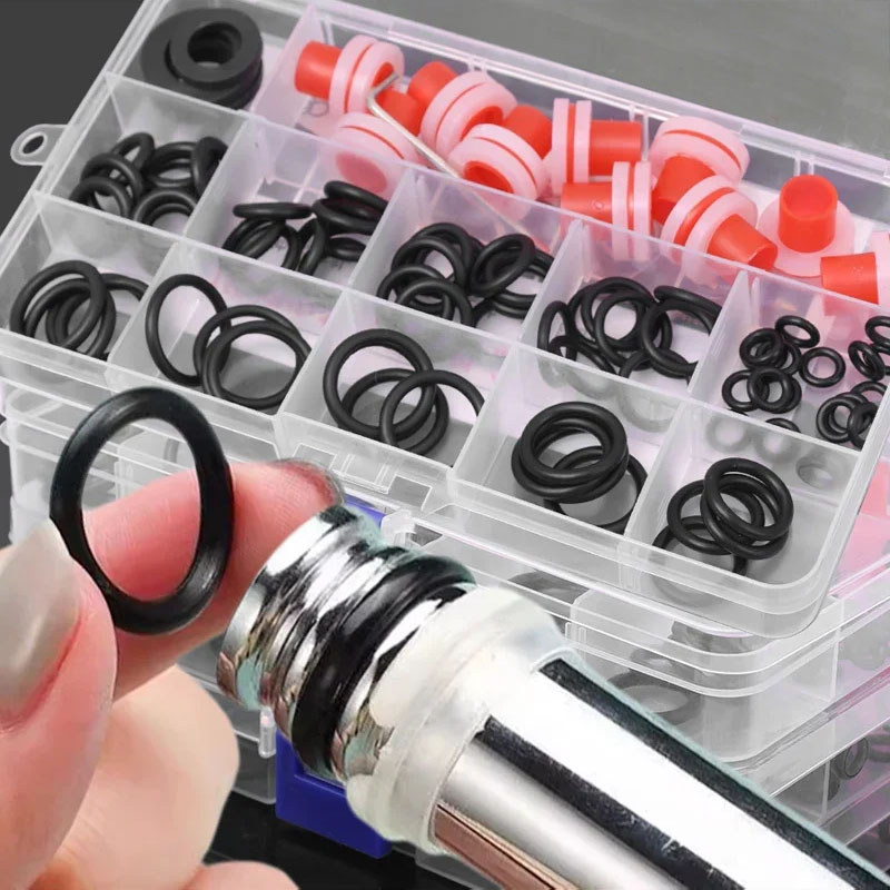 ยางปะเก็นก๊อกน้ํา O-Ring Kit ท่อท่อรั่วปิดผนึก O แหวนเครื่องซักผ้าประปาปลั๊กซ่อม Assortment ชุด