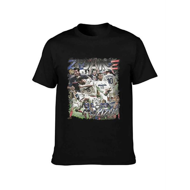 เสื้อยืดลายกราฟิก Limited Zinedine Zidane Zizou 10 ยุค 90 ของขวัญสำหรับผู้หญิงและผู้ชาย เสื้อยืดแบบย