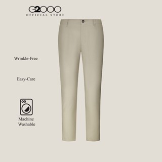 G2000 กางเกงขายาวแบบลำลองสำหรับผู้ชาย ทรง Slim Tapered Fit ร…