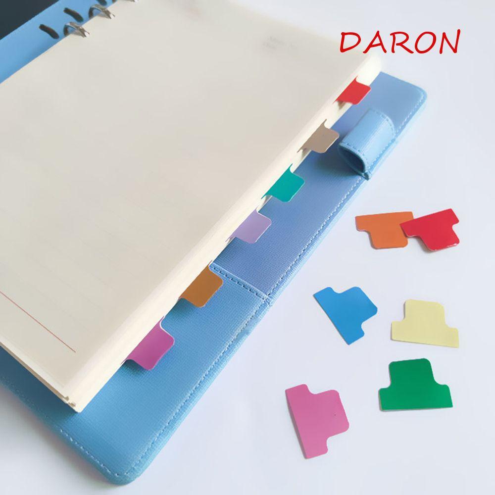 DARON Index Tab Flags ส่วนบุคคล Multicolor แฟ้ม Tabs Planner สํานักงานเครื่องเขียน Repositionable Bo
