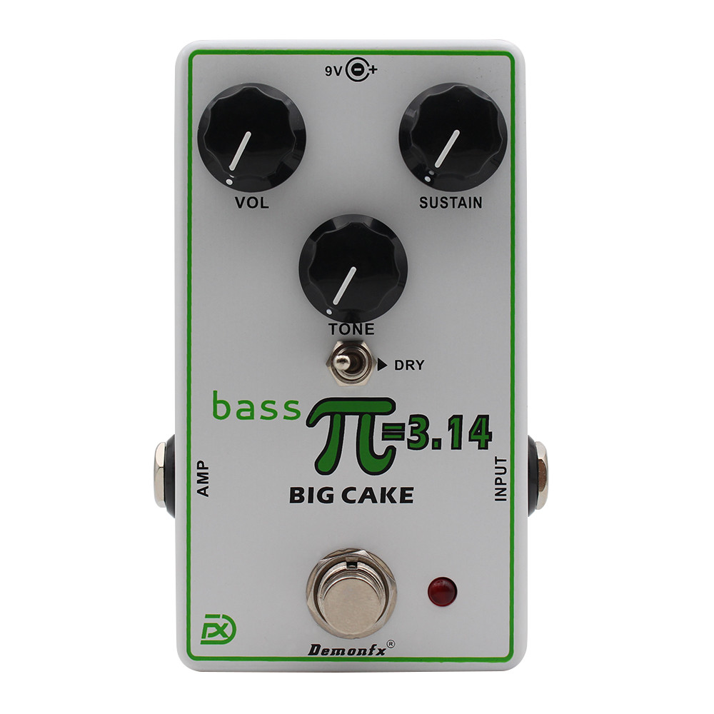 Demonfx BIG CAKE Bass Fuzz Pedal Classic Replica Dry Signal Mix True Bypass