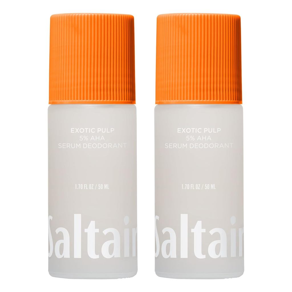 Saltair Exotic Pulp Essentials – AHA Serum Deodorant 2-Pack + Hydrating Body Oil