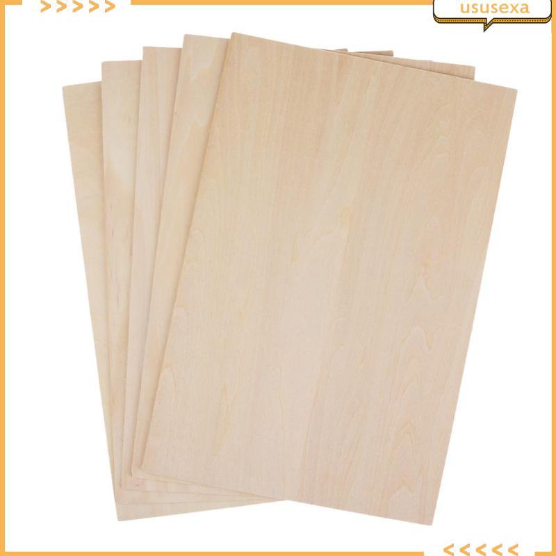 [Ususexa] Wood Sheet Basswood สําหรับศิลปะและงานฝีมือ DIY Models Table Scenery Craft