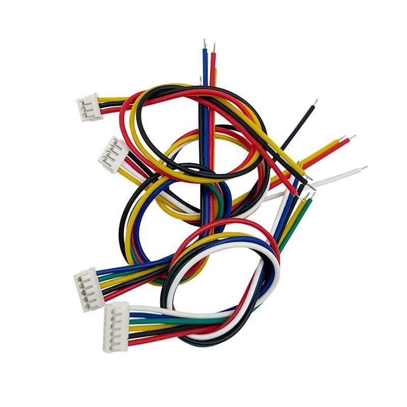 ZH1.5MM 2P3P4P5P6P7P8P/12P Terminal Cable สีแดงสีดําสีลําโพงสายรัดหัวเดียว 4.9