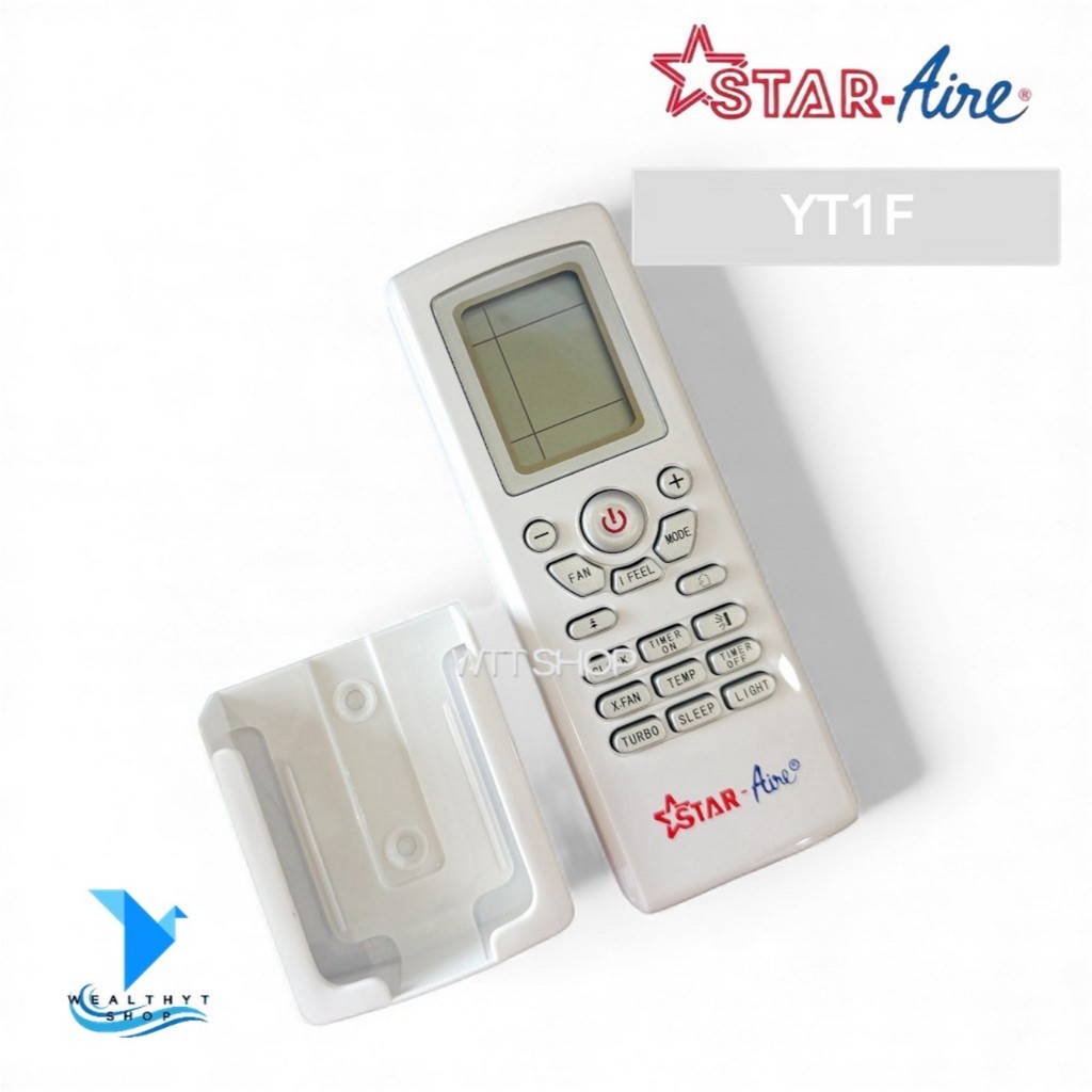 รีโมทแอร์ สตาร์แอร์ รีโมทแอร์พร้อมฐานรีโมท รุ่น ยัง1ฉ อะไหล่แอร์ แท้จากศูนย์ (ของแท้จากศูนย์