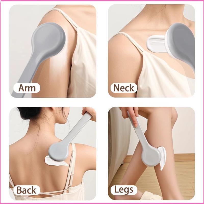 Luckyei Multi-Function Lotion Ointment Applicator Long Handle Body Cleaner แปรงอาบน้ําฟรี Ba Applicator TQ