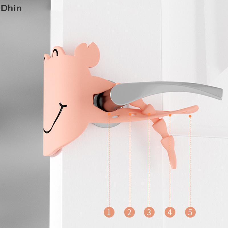 [Dhin] บัฟเฟอร์ประตู Silent Lo Sleeve ห้องนอน Bloc Porte Doorstop Stopper หยุดปิดป้องกันฮาร์ดแวร์ปรับปรุงบ้าน COD